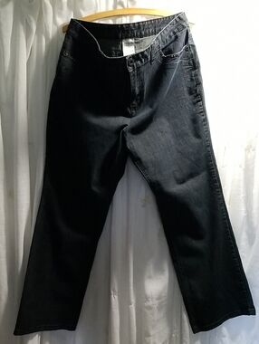 Womens Dark Blue Jeans - Classic Straight Fit